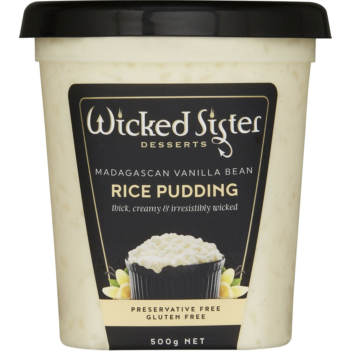 Wicked Sister Vanilla Bean Rice Pudding 500g