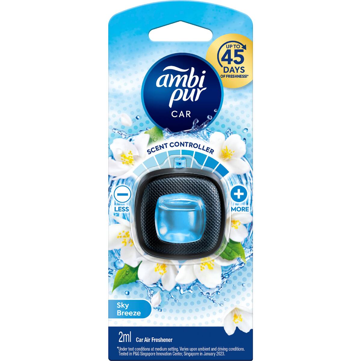 Ambi Pur Mini Clip Car Air Freshener Sky Breeze 2ml