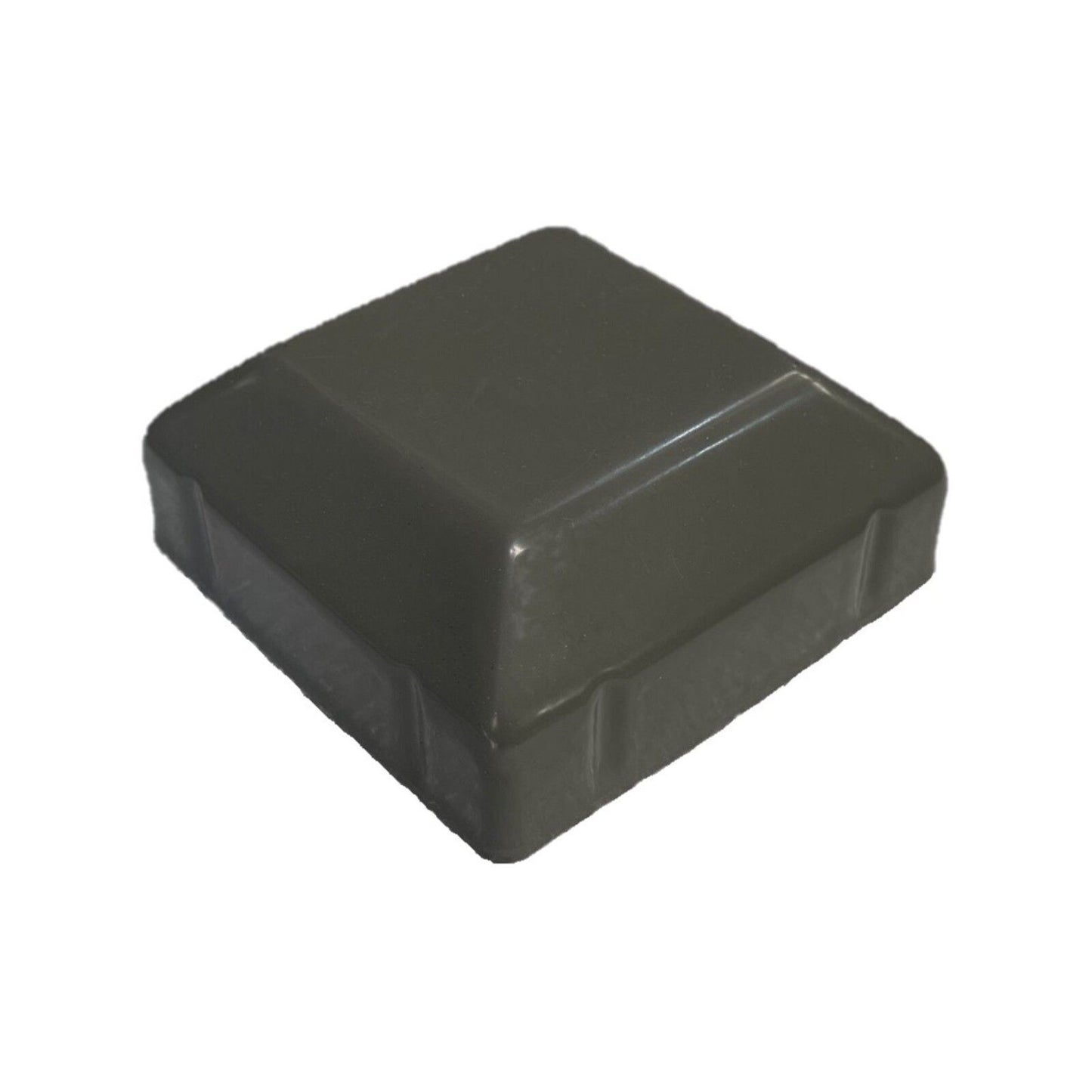 Australian Handyman Supplies Steel Fence Post Cap - 50 x 50mm - Woodland Grey