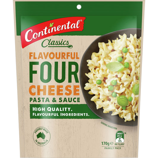 Continental Classics Pasta & Sauce Four Cheeses Family Pack 170g