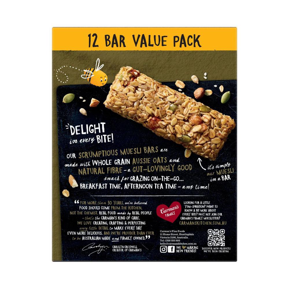 Carman's Original Muesli Bars 12 Pack - 540g