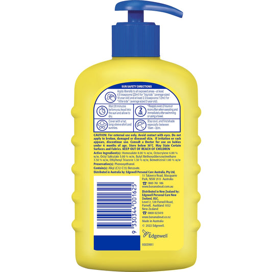 Banana Boat Spf 50+ Kids Sunscreen Lotion 400g