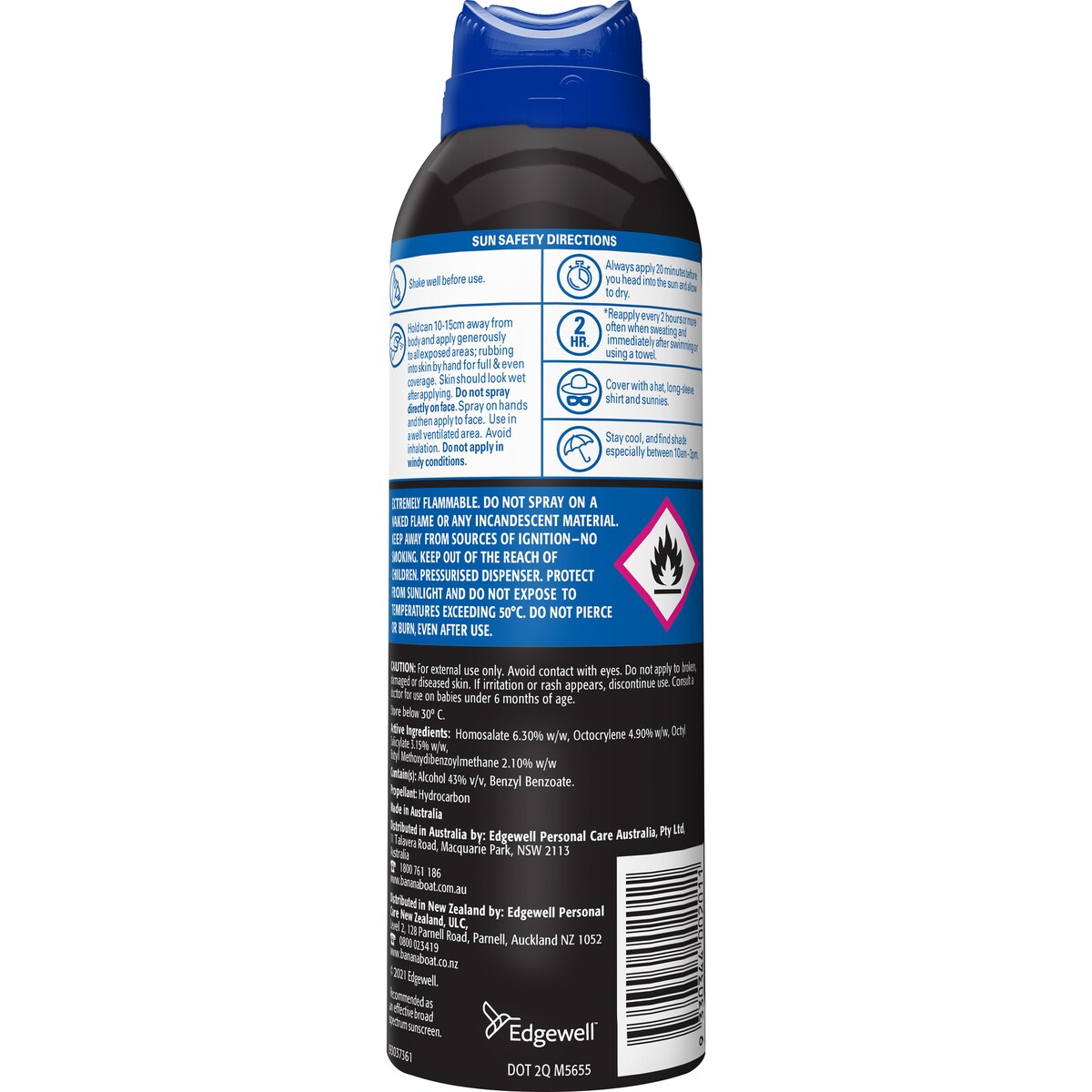 Banana Boat Ultra Sunscreen Spray Spf50+ 175g