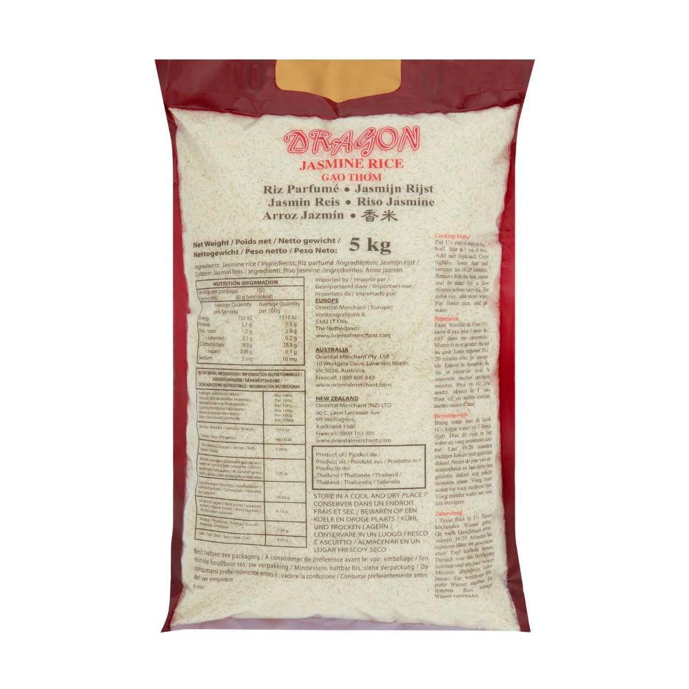 Dragon Jasmine Rice - 5kg