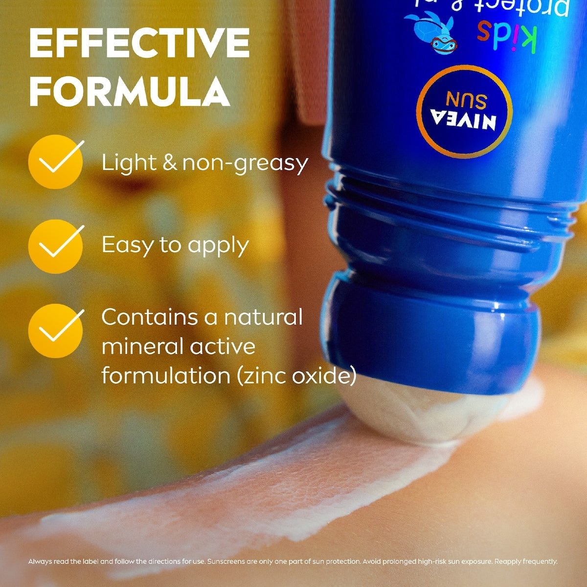 Nivea Spf 50 Sun Kids Protect & Play Roll On Sunscreen 65ml