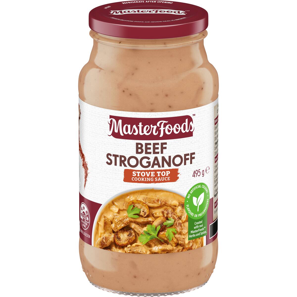 Masterfoods Beef Stroganoff Cooking Sauce 495g