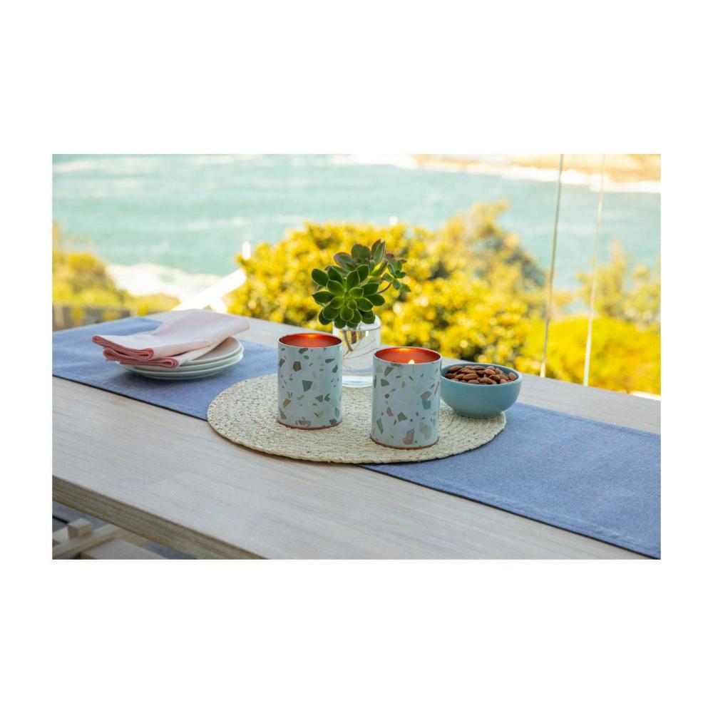 Waxworks Citronella Rose Gold Tin Terrazo Candle - 1 each