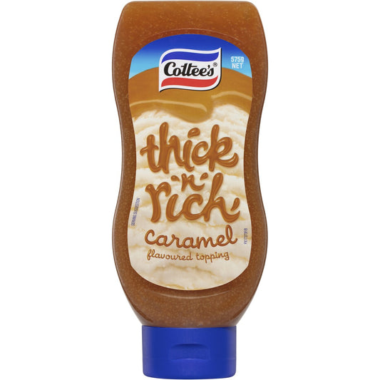 Cottees Thick n Rich Caramel Sauce Ice Cream Topping 575g