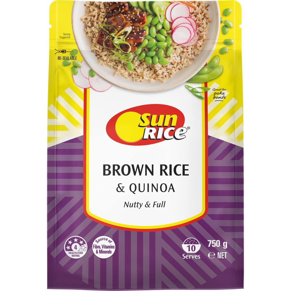 Sunrice Brown Rice & Quinoa 750g