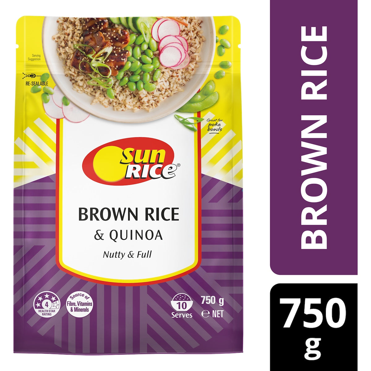 Sunrice Brown Rice & Quinoa 750g
