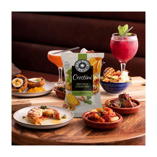 Red Rock Deli Crostini Crackers Italian Herb - 115g