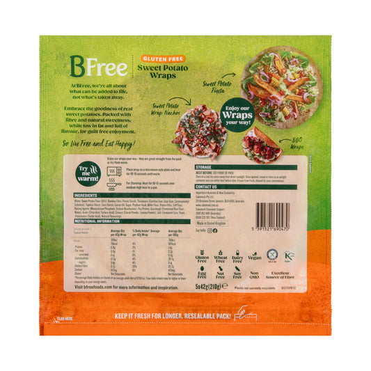 Bfree Sweet Potato Wraps - 210g