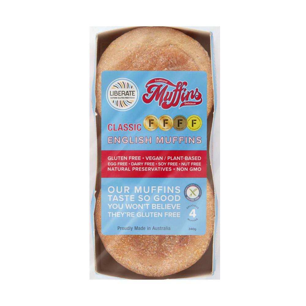 Liberate Gluten Free English Muffins Classic - 340g