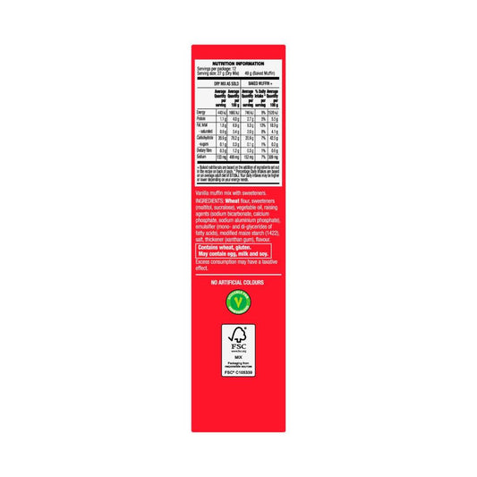Betty Crocker Sugar Free Vanilla Muffin Mix - 320g