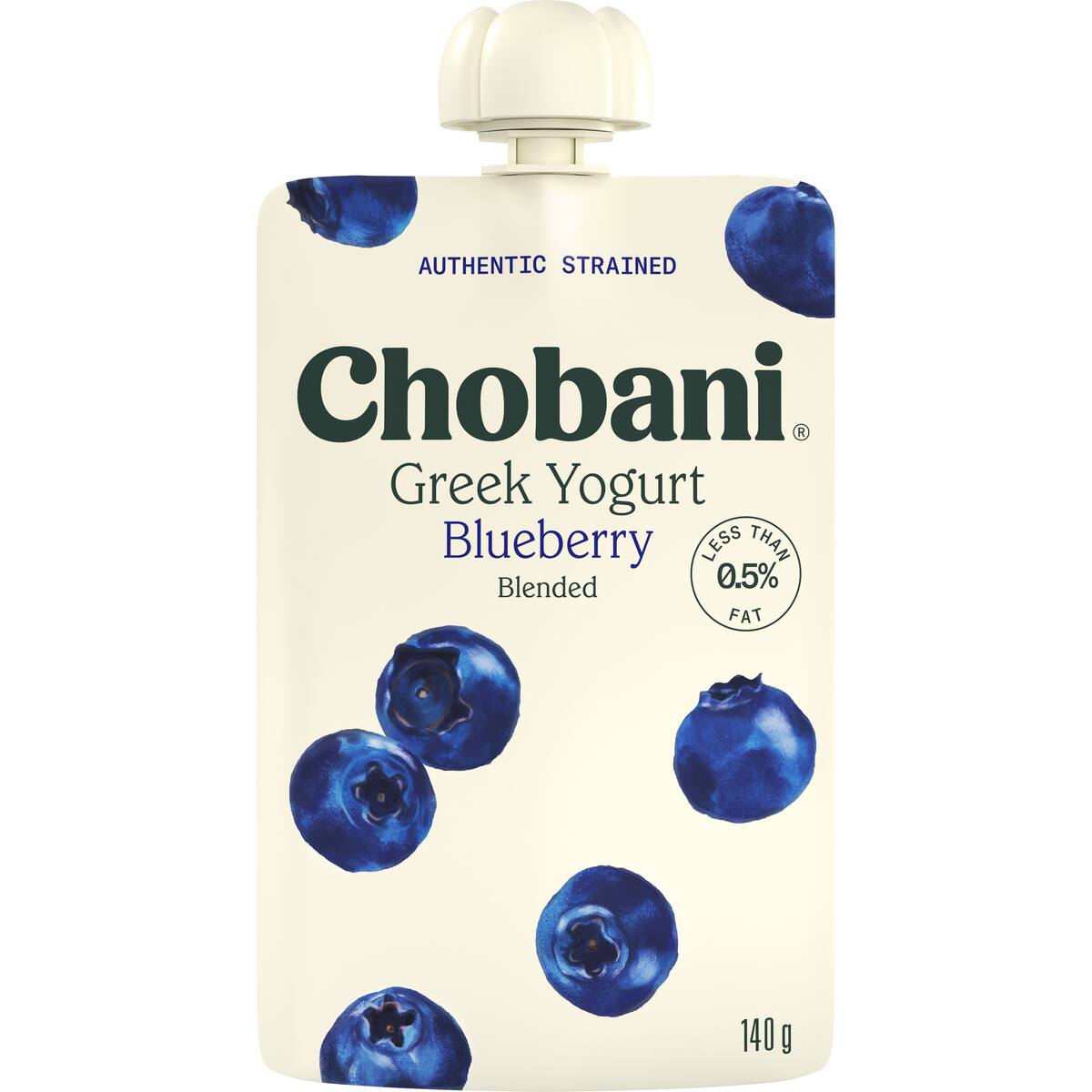 Chobani Blueberry Greek Yoghurt Pouch 140g