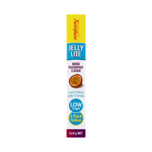 Aeroplane Lite Mango Passionfruit Jelly Crystals 2 Pack - 18g
