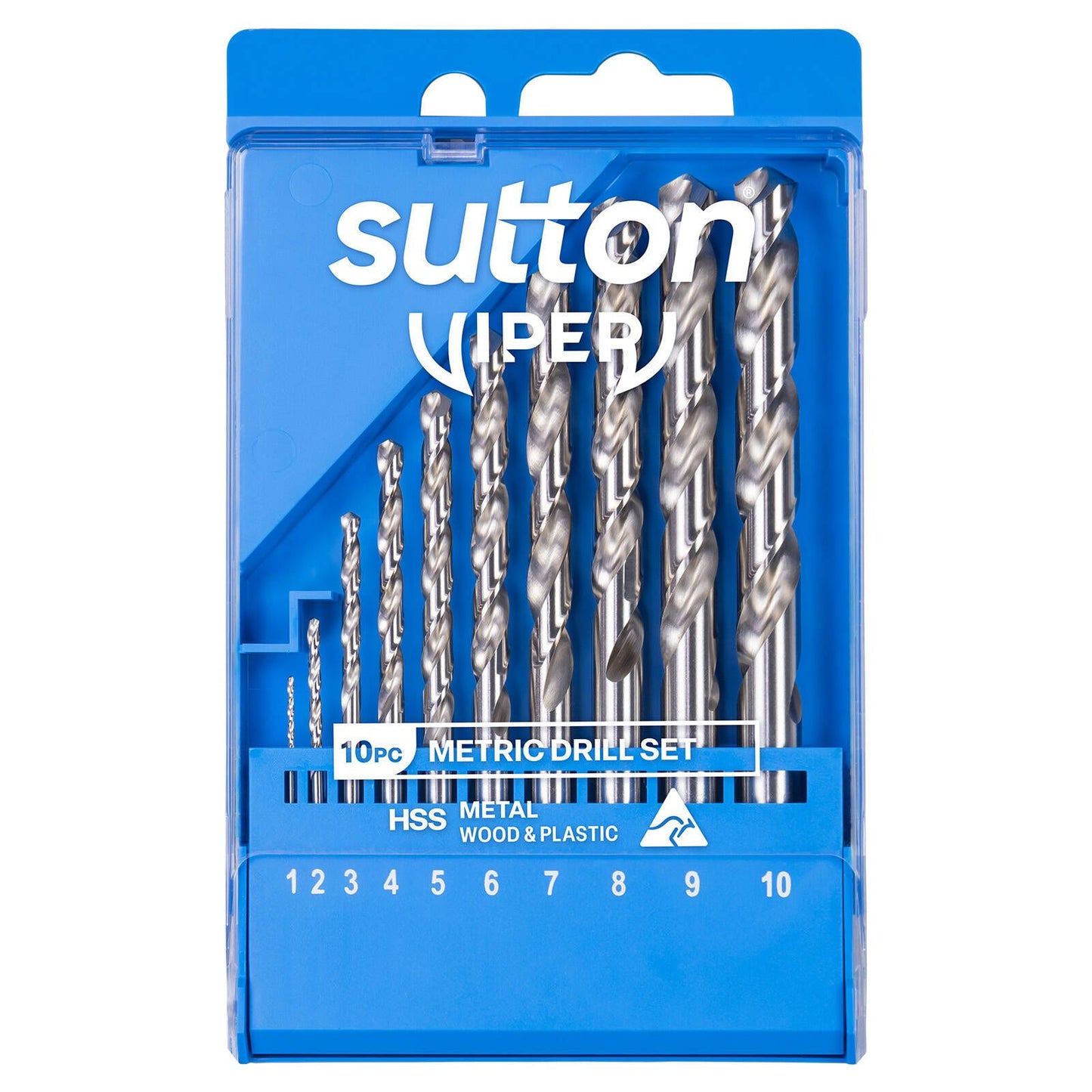 Sutton Tools Viper Metric Drill Bit Refill Set - 10mm - 10 Piece