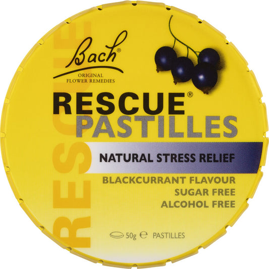 Bach Remedy Stress Relief Pastill Blackcurrant 50g