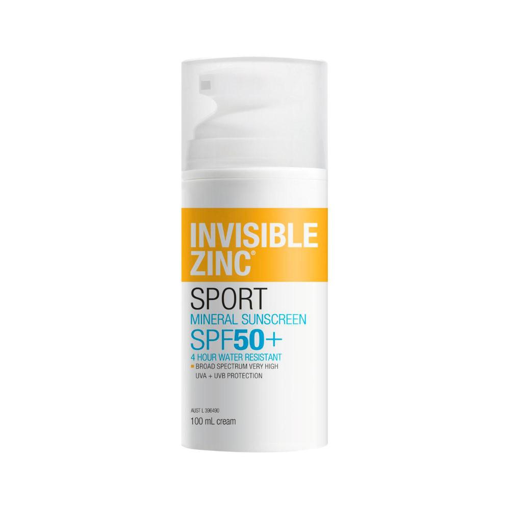 Invisible Zinc 4hr Water Resistant SPF 50+ - 100mL