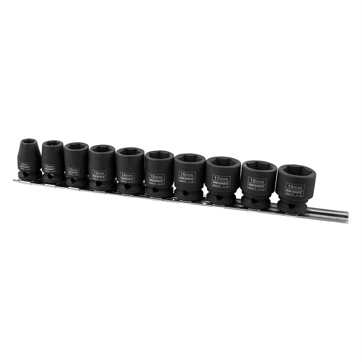 Kincrome 3/8" Drive Metric Impact Socket Set - 10 Piece - Chrome Molybdenum