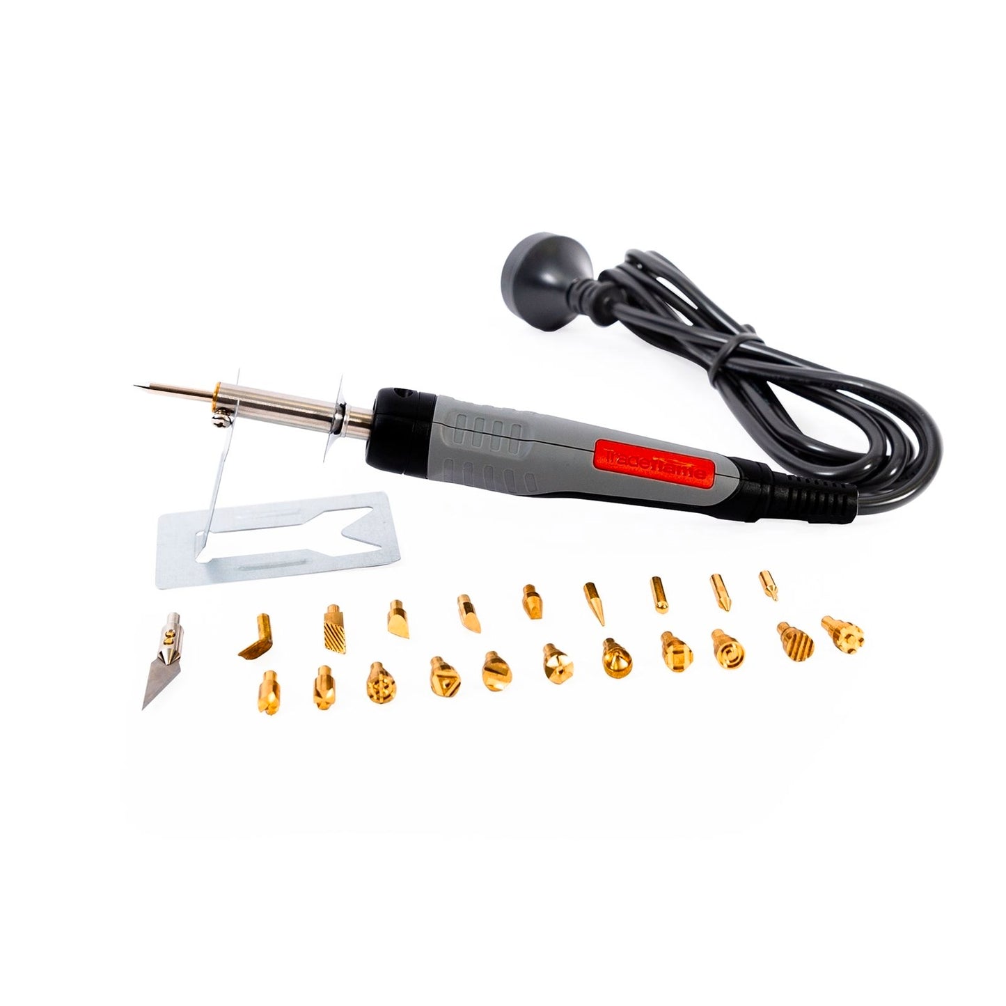 Tradeflame Soldering Iron - 30W - Wood Burning - 22 Piece