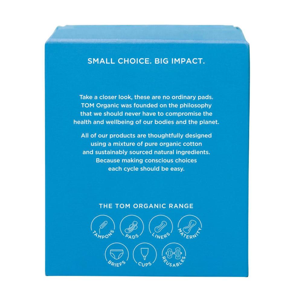 TOM Organic Pads Extra Thick Super - 10 pack