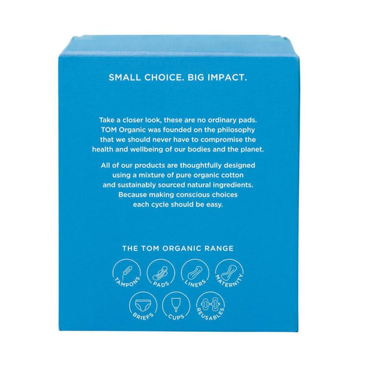 TOM Organic Pads Extra Thick Super - 10 pack