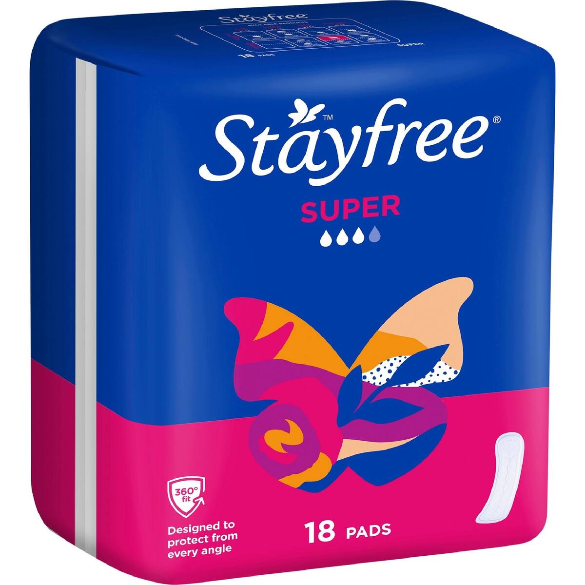 Stayfree Super Pads No Wings 18 Pack