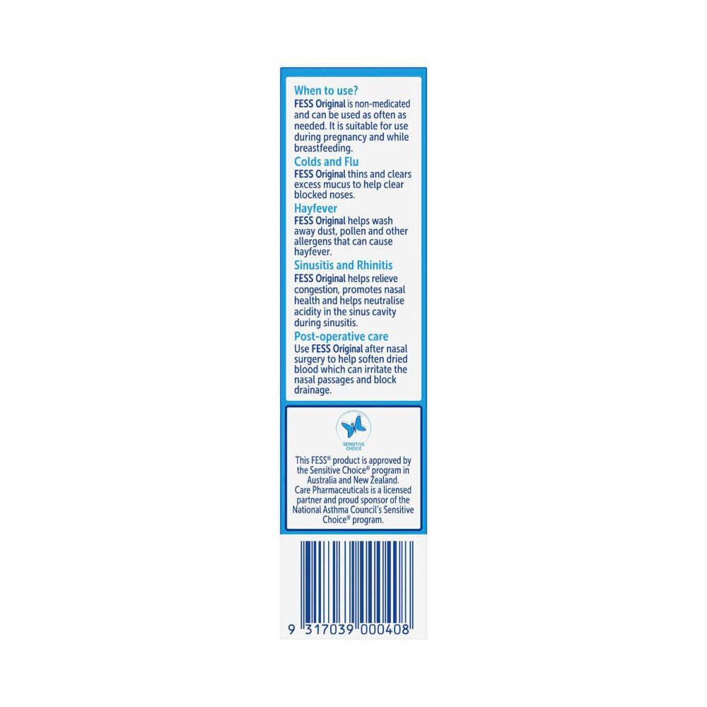 Fess Original Nasal Saline Spray - 30mL