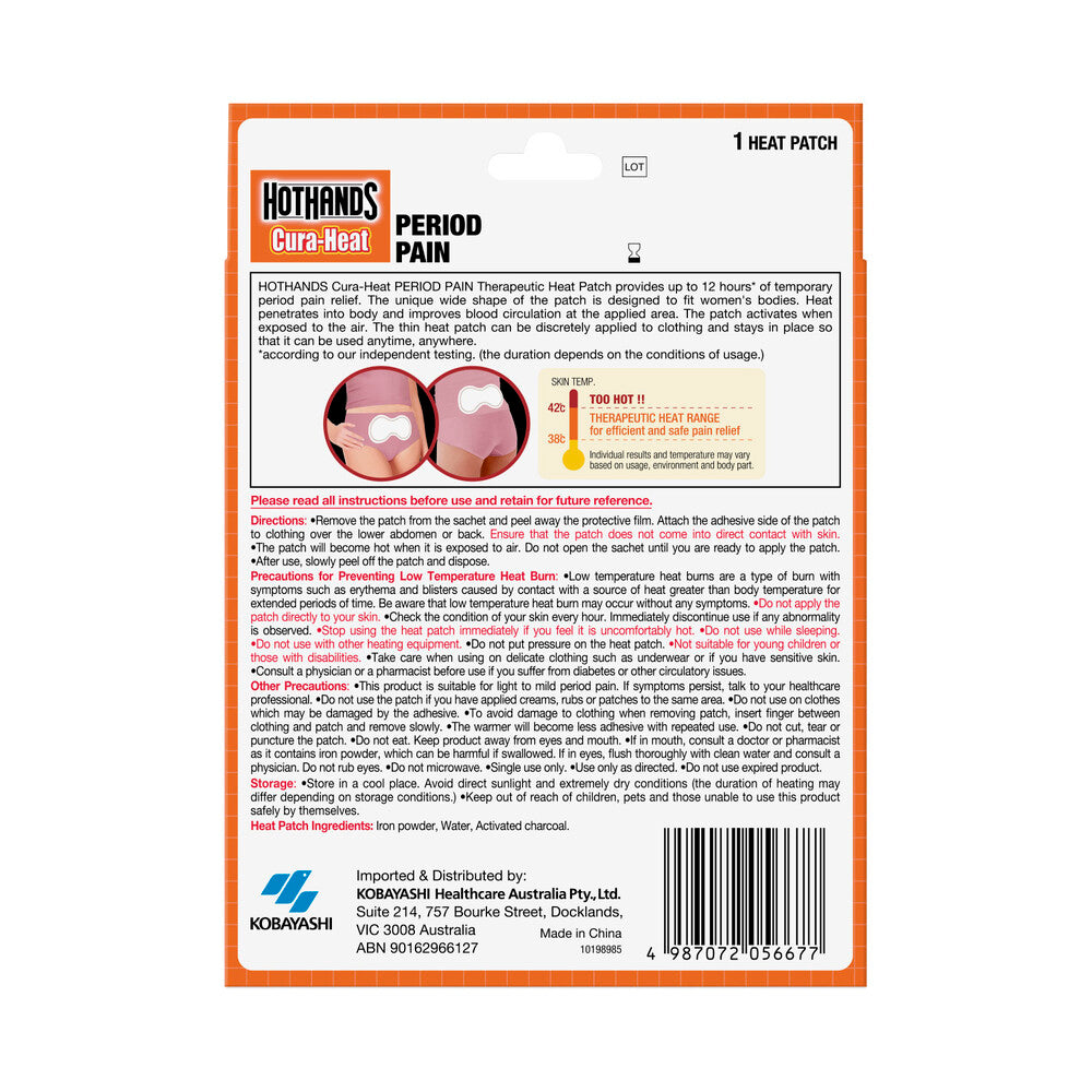 Hot Hands Cura Heat Neck & Shoulder Patch - 1 pack