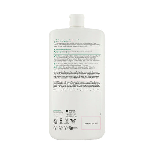 Ecostore Dishwashing Liquid Extra Gentle Jasmine & Harakeke - 1L