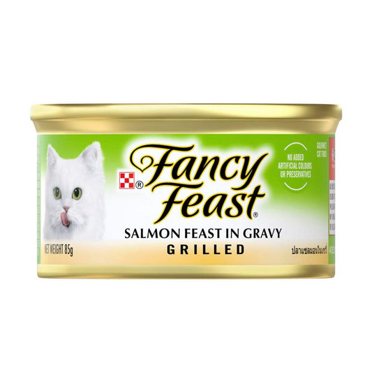 Fancy Feast Grilled Salmon Cat Food - 85g