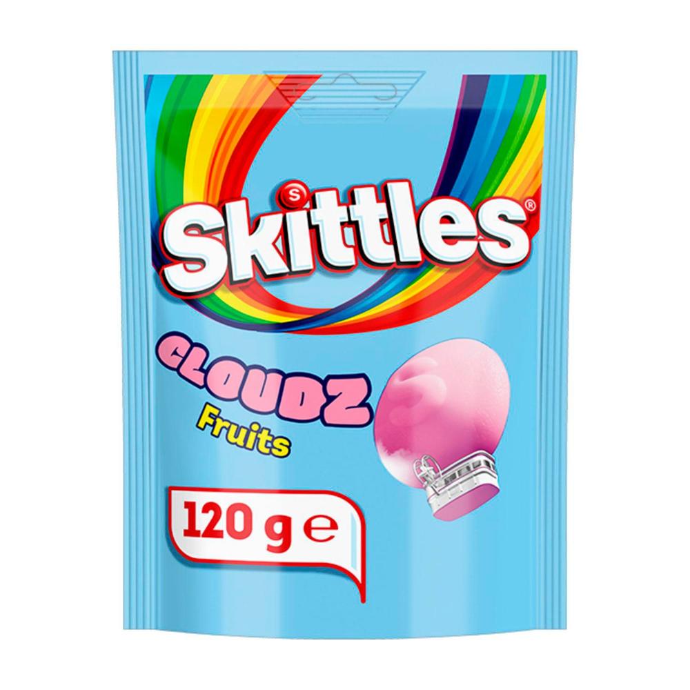 Skittles Cloudz Fruits Chewy Lollies - 120g