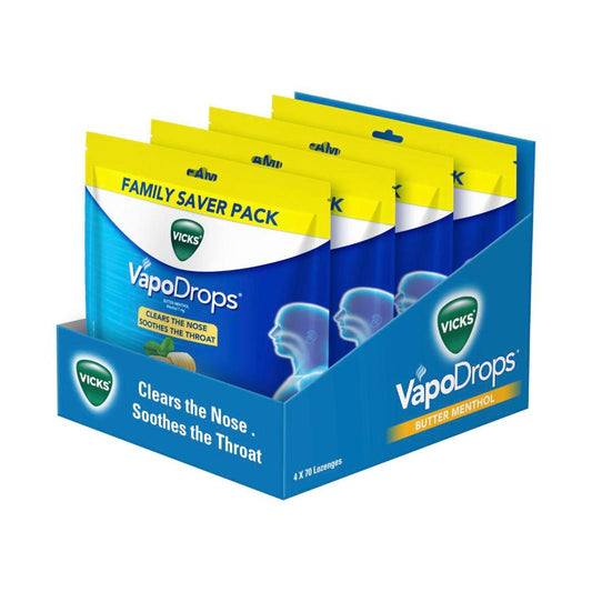 Vicks Vapordrops Butter Menthol - 70 pack