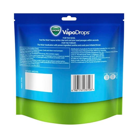 Vicks Vapordrops Original Menthol - 70 pack