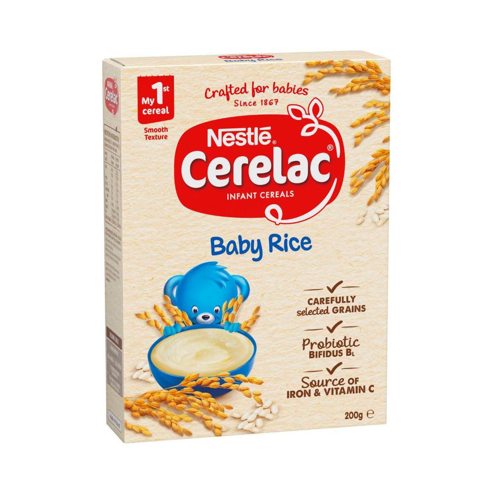 Nestle Cerelac Baby Rice Cereal Baby Food From 4 Months - 200g