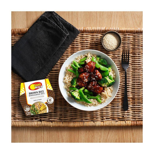 Sunrice Microwave Brown Rice Cup - 250g