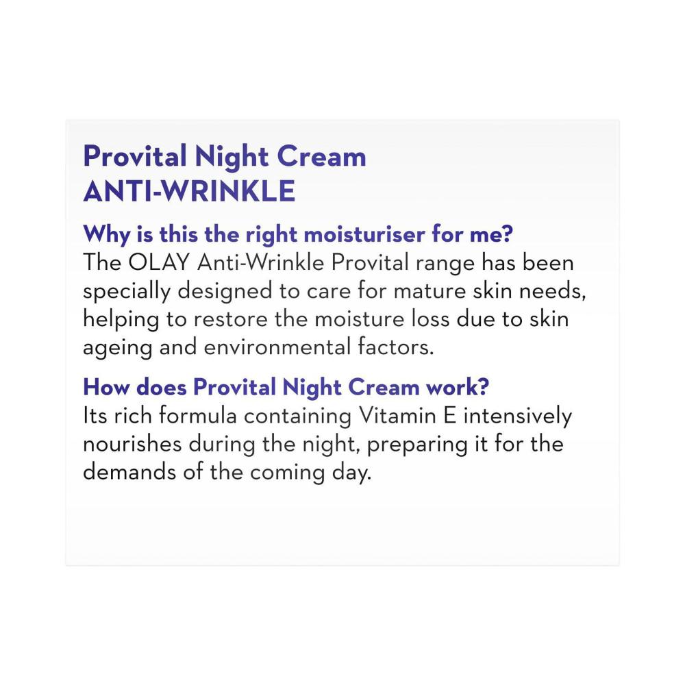 Olay Provital Revitalizing Night Cream - 50g