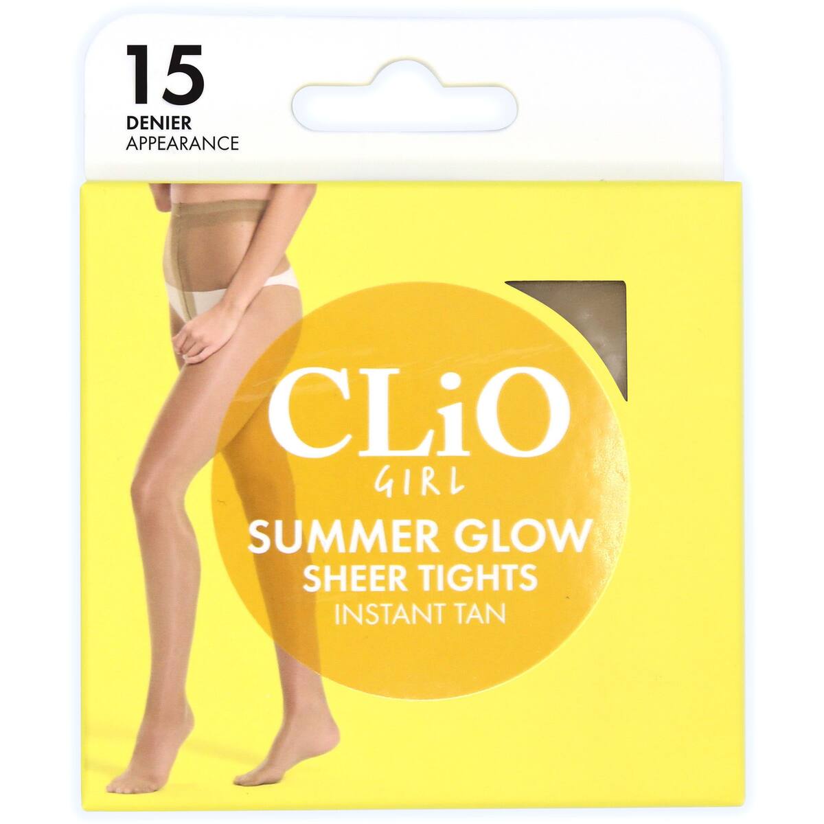 Clio Girl Summer Glow Tights Tan Tall Each