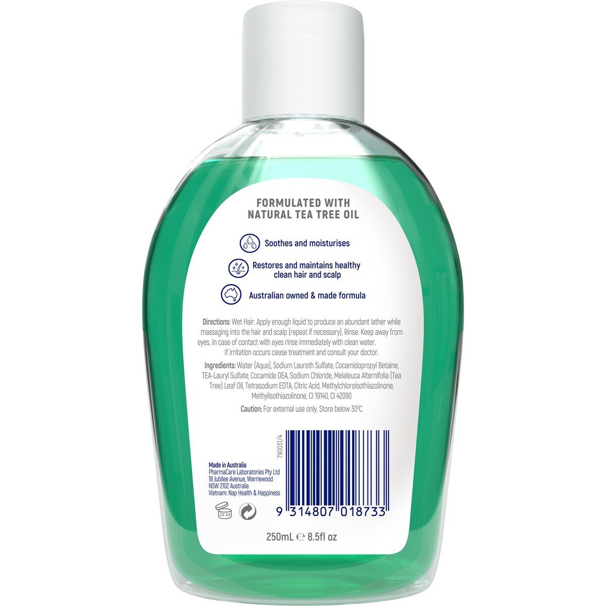 Redwin Anti Dandruff Shampoo Tea Tree Treatment 250ml