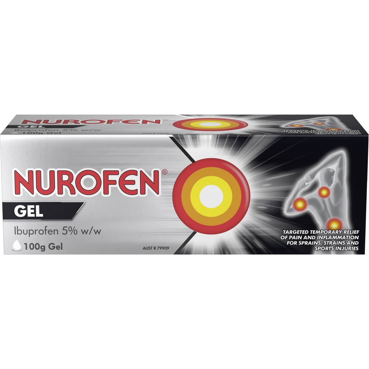 Nurofen Pain & Inflammation Relief Gel 5% Ibuprofen 100g