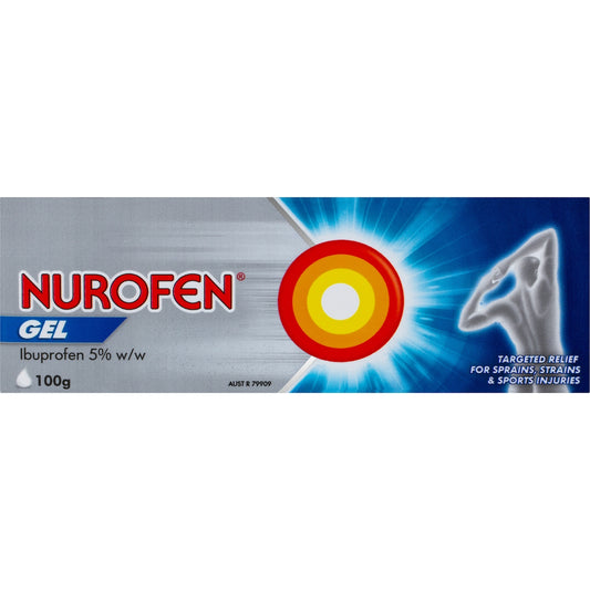 Nurofen Pain & Inflammation Relief Gel 5% Ibuprofen 100g