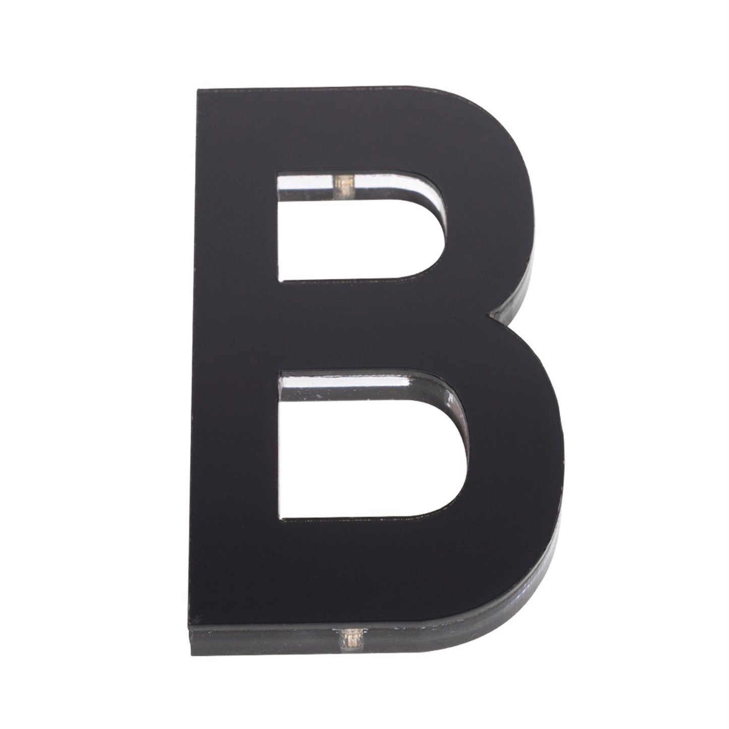 Sandleford Black Ultra Acrylic House Letter B - 120mm
