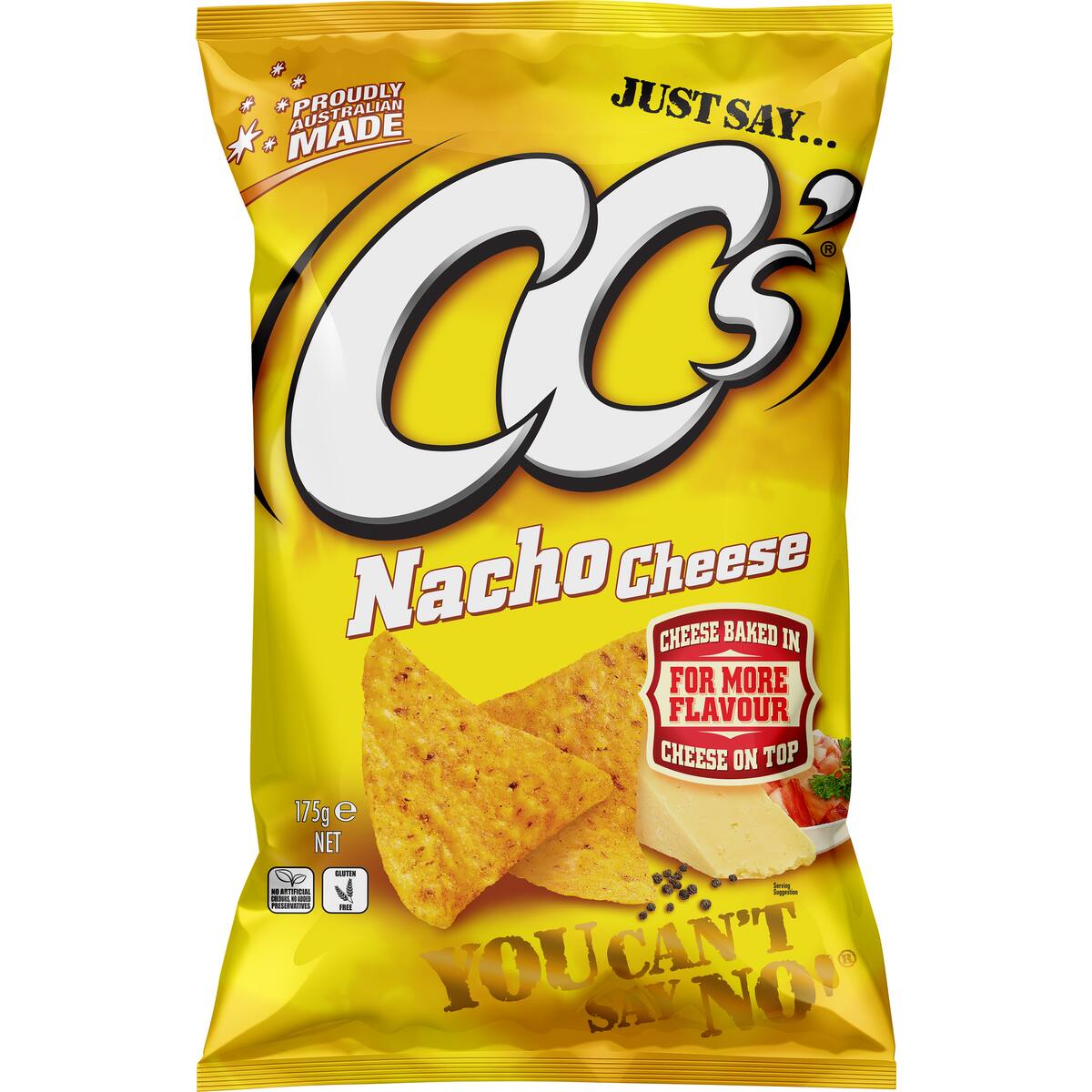 Cc's Corn Chips Nacho Cheese 175g