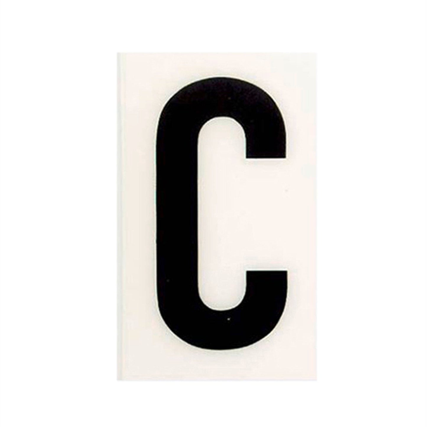 Sandleford White Self Adhesive House Letter C - 85mm