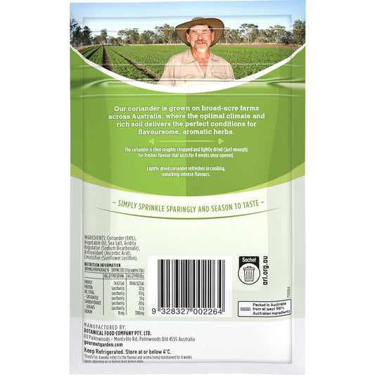 Gourmet Garden Coriander Lightly Dried 8g Sachet