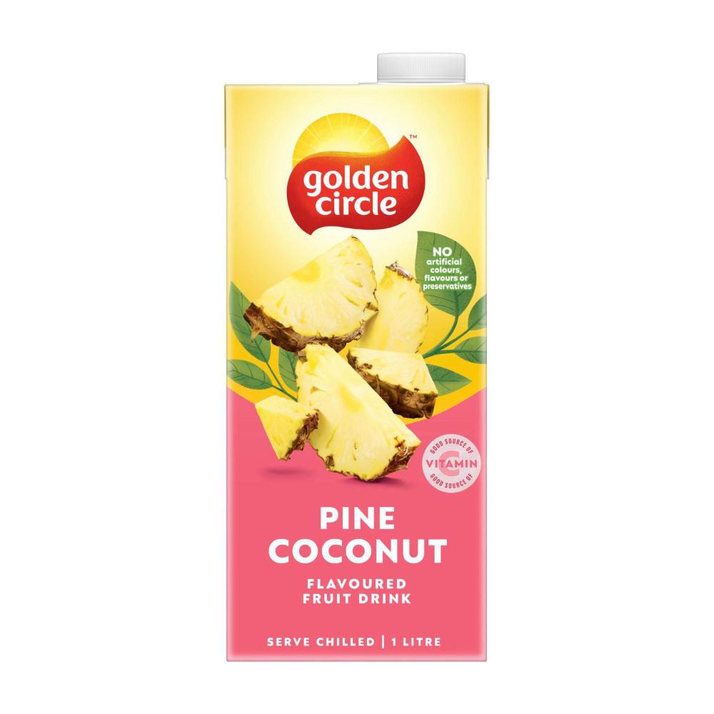 Golden Cire Tetra Drink Pineapple Coconut - 1L