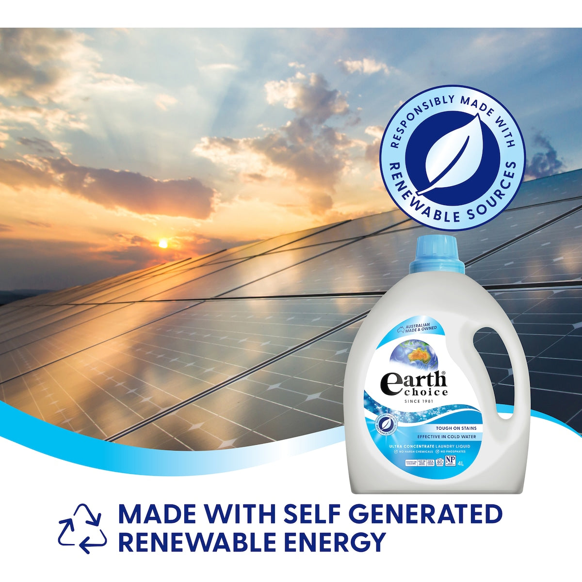 Earth Choice Top & Front Loader Liquid 4L