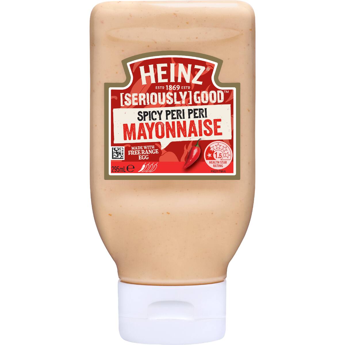 Heinz Seriously Good Spicy Peri Peri Flavoured Mayonnaise 295ml