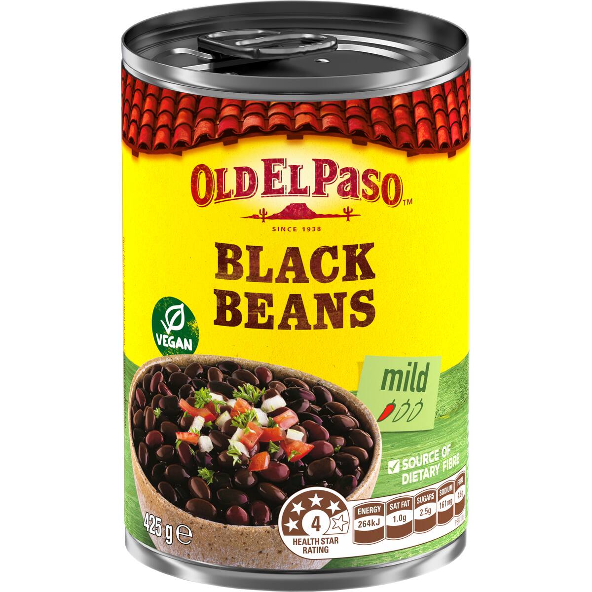 Old El Paso Black Beans 425g